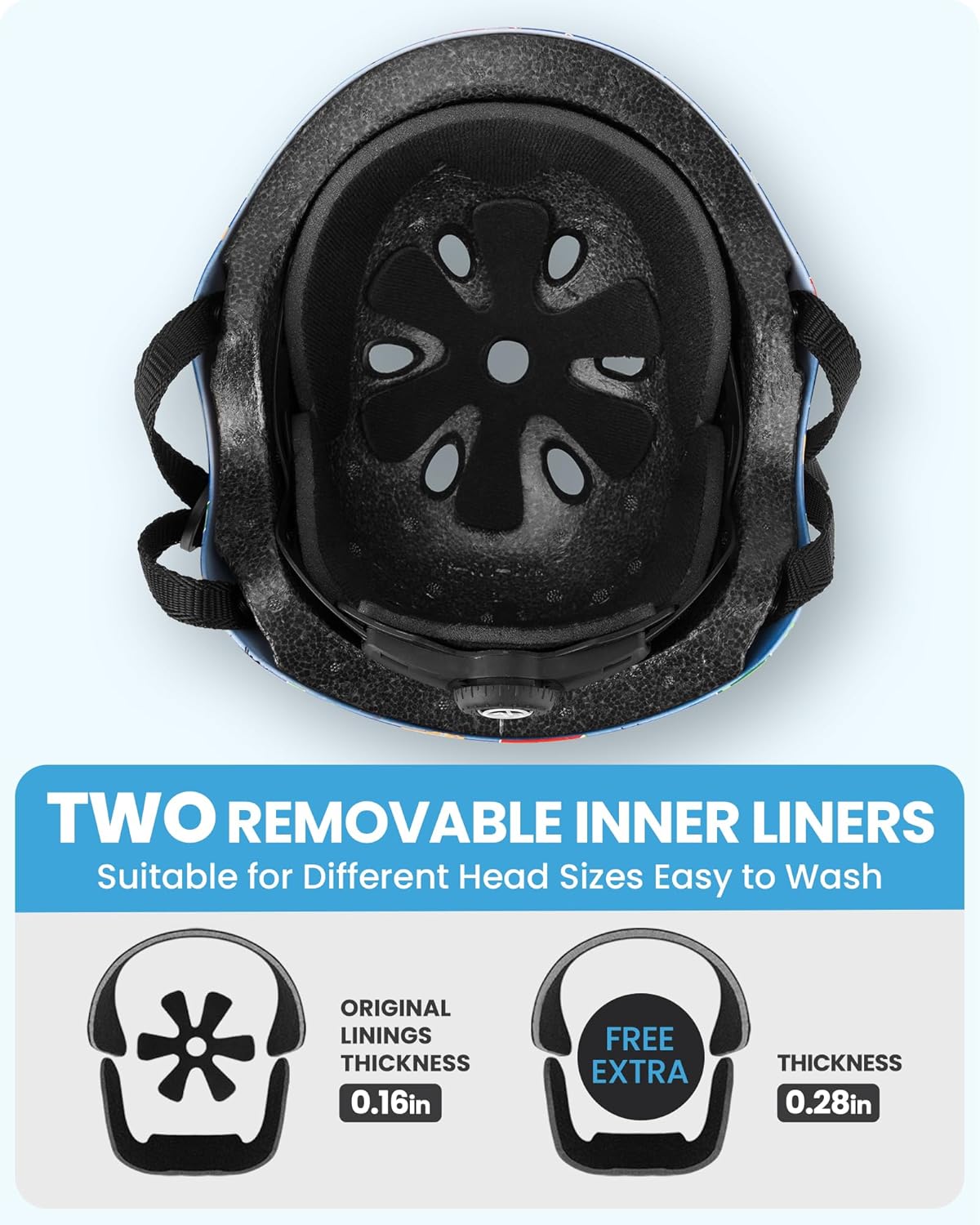 OutdoorMaster Kids Bike Helmet - Large