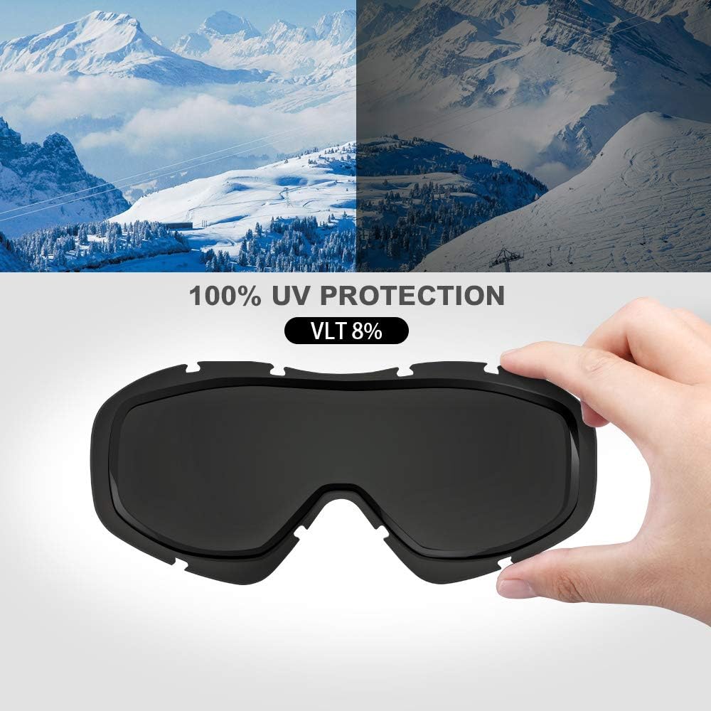 OutdoorMaster Ski Goggles OTG - Black/Blue