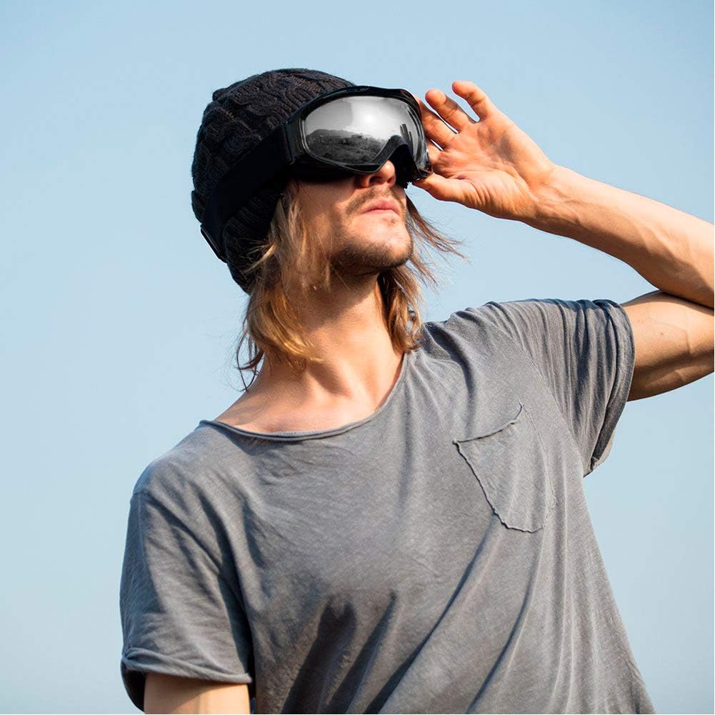 OutdoorMaster Ski Goggles OTG - Black/Clear