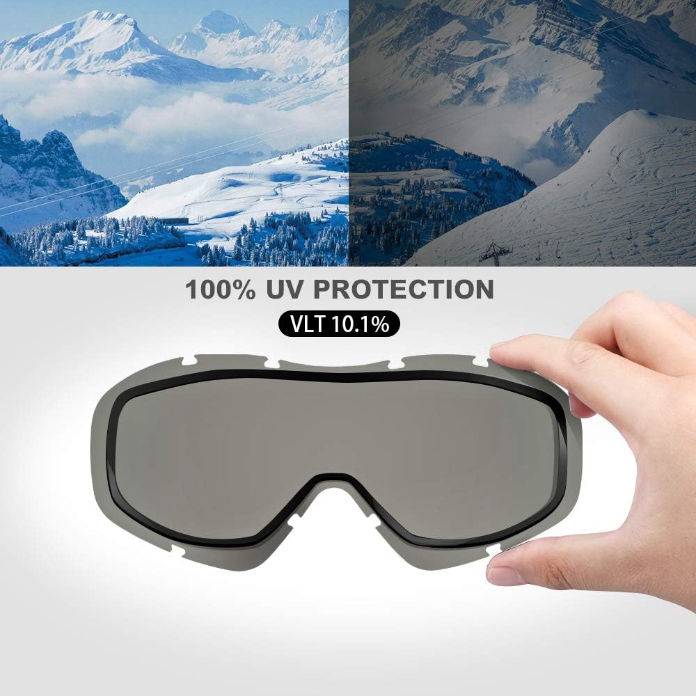 OutdoorMaster Ski Goggles OTG - White/Grey