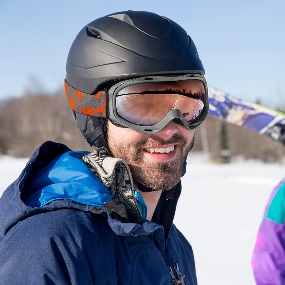 OutdoorMaster Ski Goggles OTG - Purple/Orange