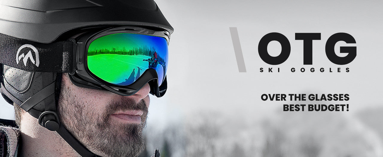 OutdoorMaster Ski Goggles OTG - Black/Grey
