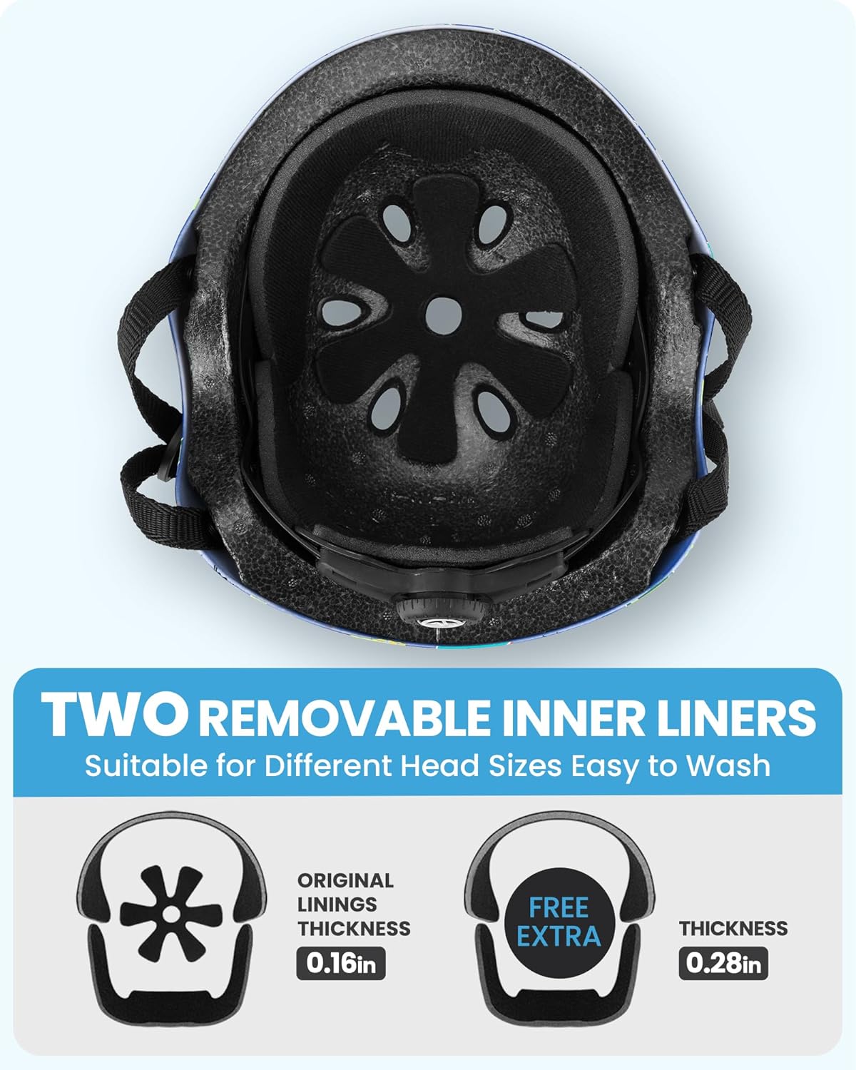 OutdoorMaster Kids Bike Helmet - Large