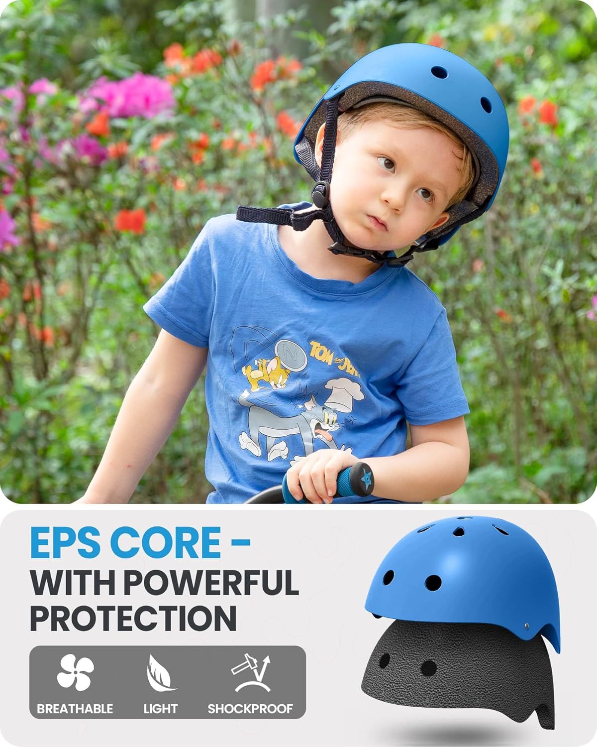 OutdoorMaster Kids Bike Helmet - Large
