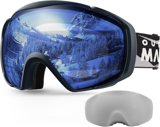 OutdoorMaster Ski Goggles OTG - Black