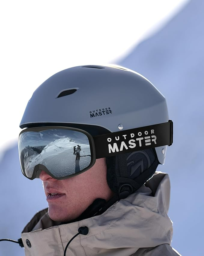 OutdoorMaster Ski Goggles OTG - Black