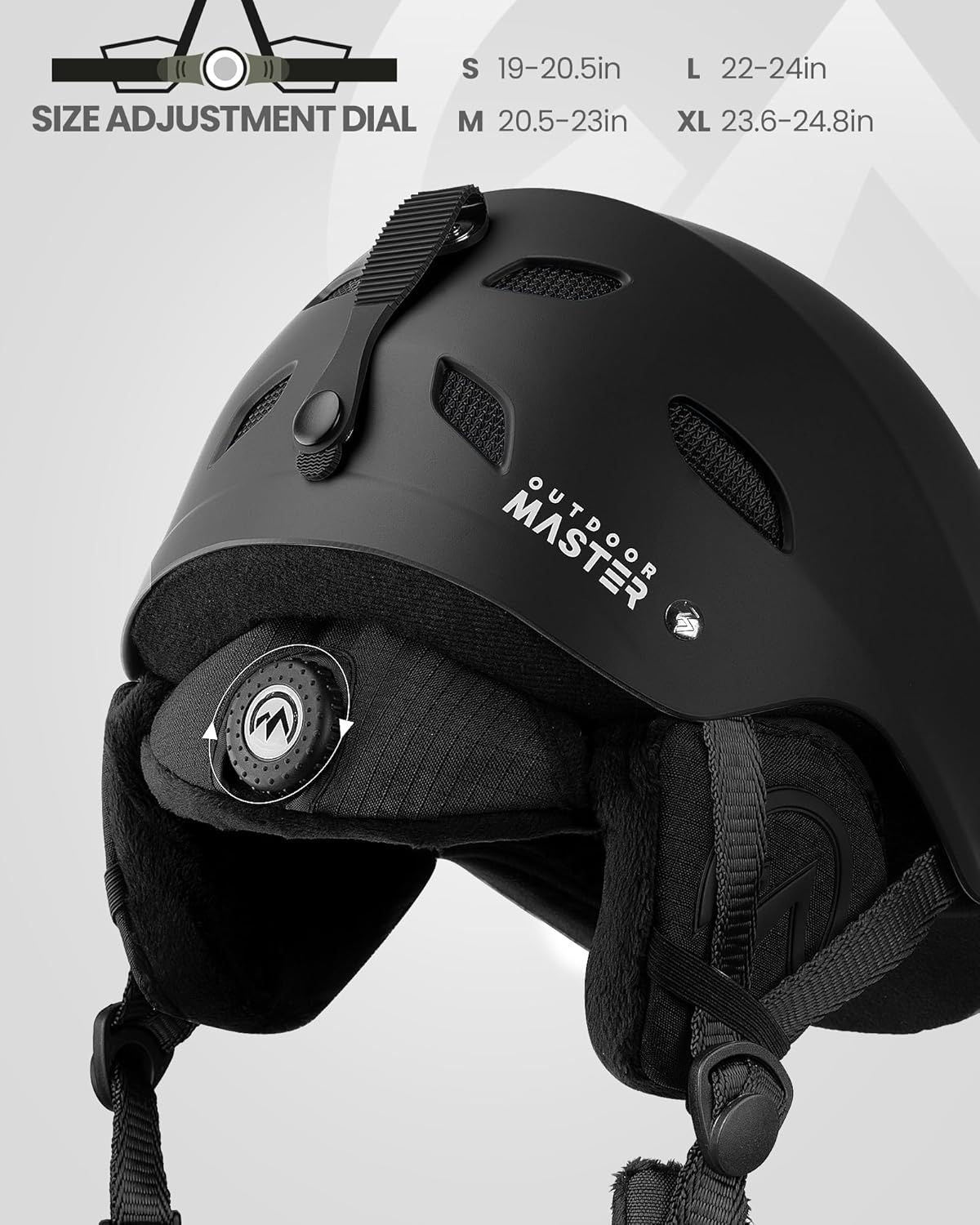 OutdoorMaster Kelvin Ski Helmet - White/Large