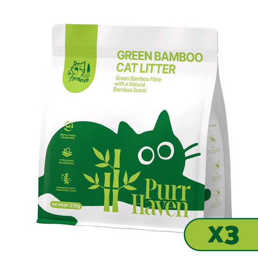 Purrhaven Bamboo Clumping Cat & Kitty Litter