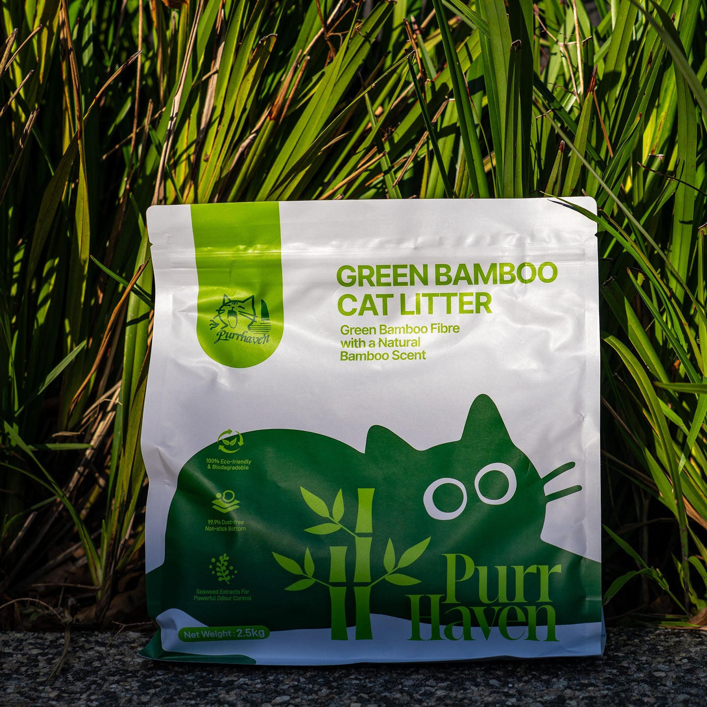 PurrHaven Bamboo Cat Litter 30kg - 12 Pack