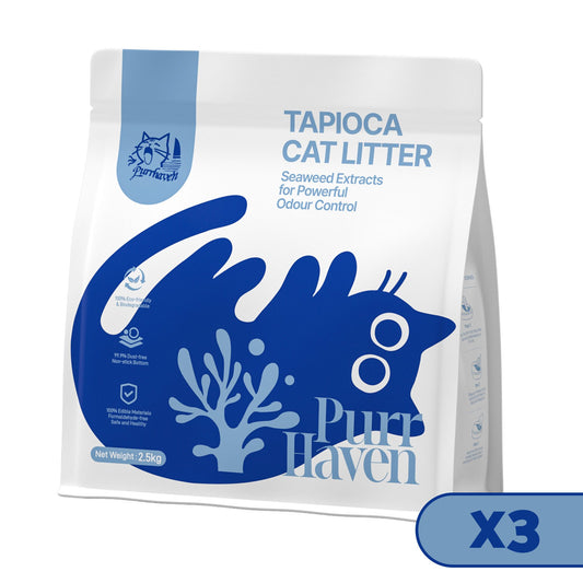 Purrhaven Tapioca Clumping Cat & Kitty Litter