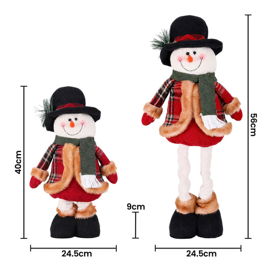 Jingle Jollys Christmas Snowman Ornament - 40-56cm