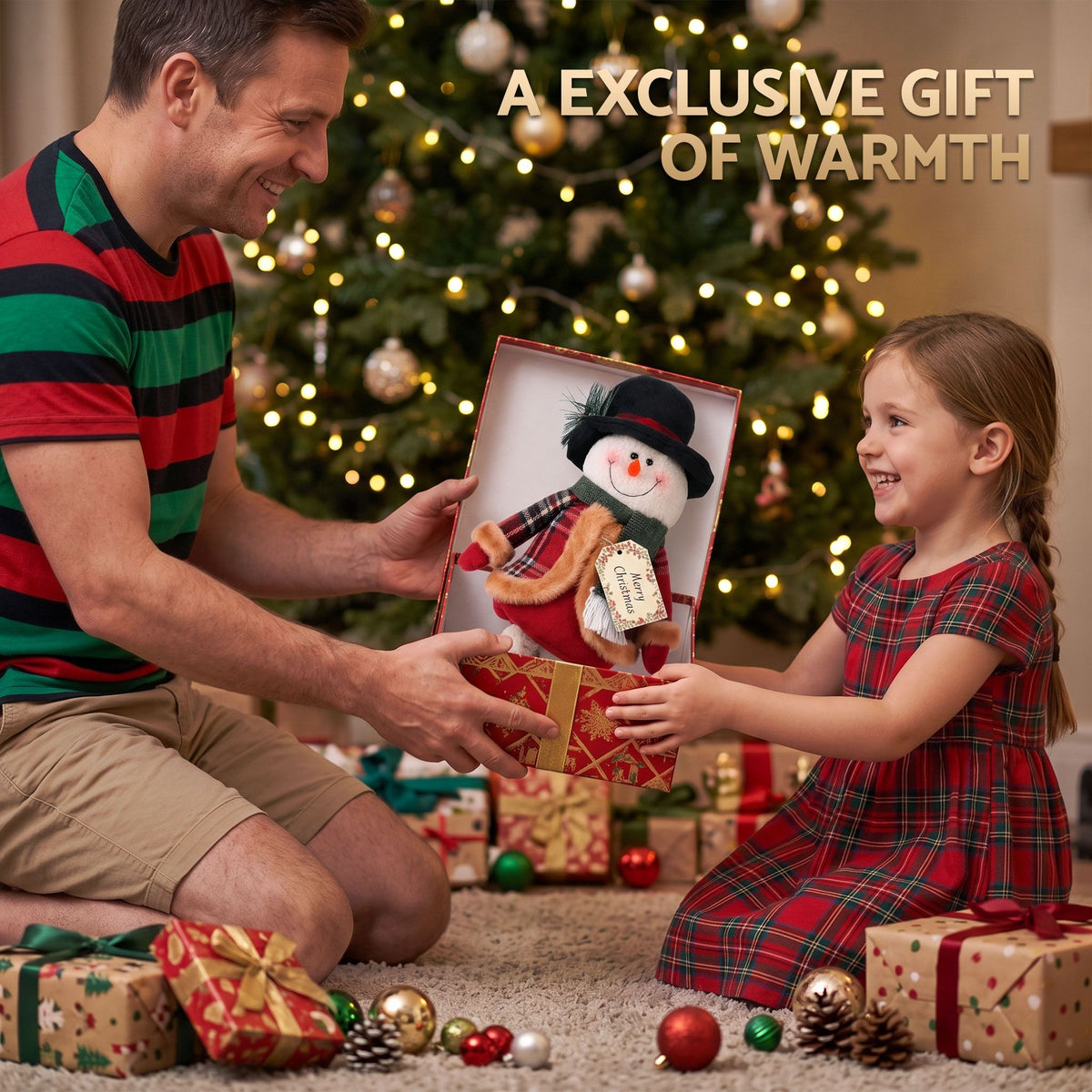 Jingle Jollys Christmas Snowman Ornament - 40-56cm