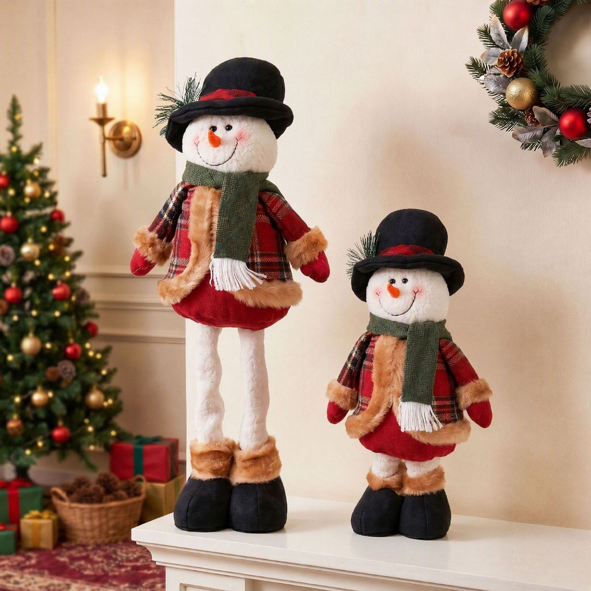 Jingle Jollys Christmas Snowman Ornament - 40-56cm