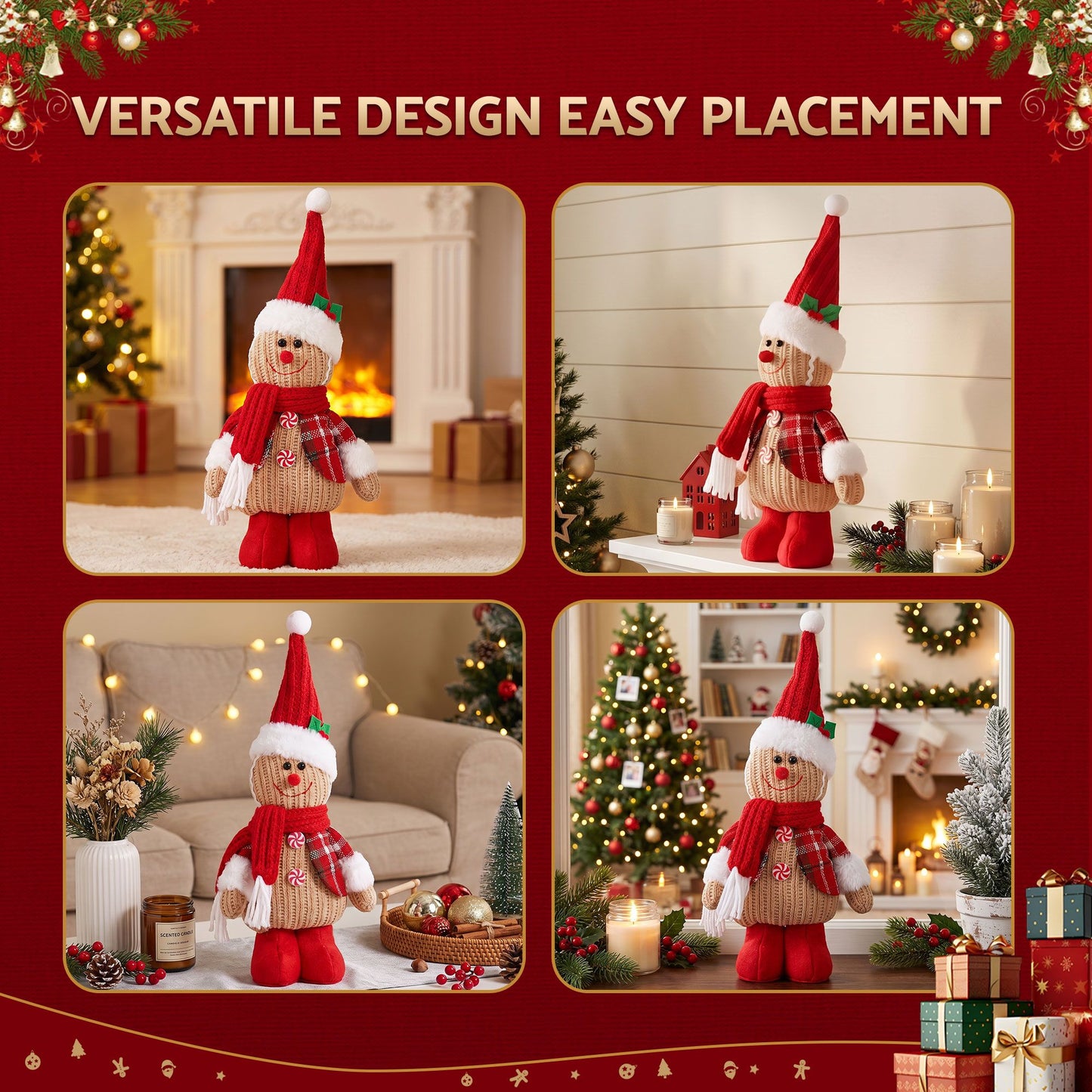 Jingle Jollys Christmas Gingerbread Man Ornament