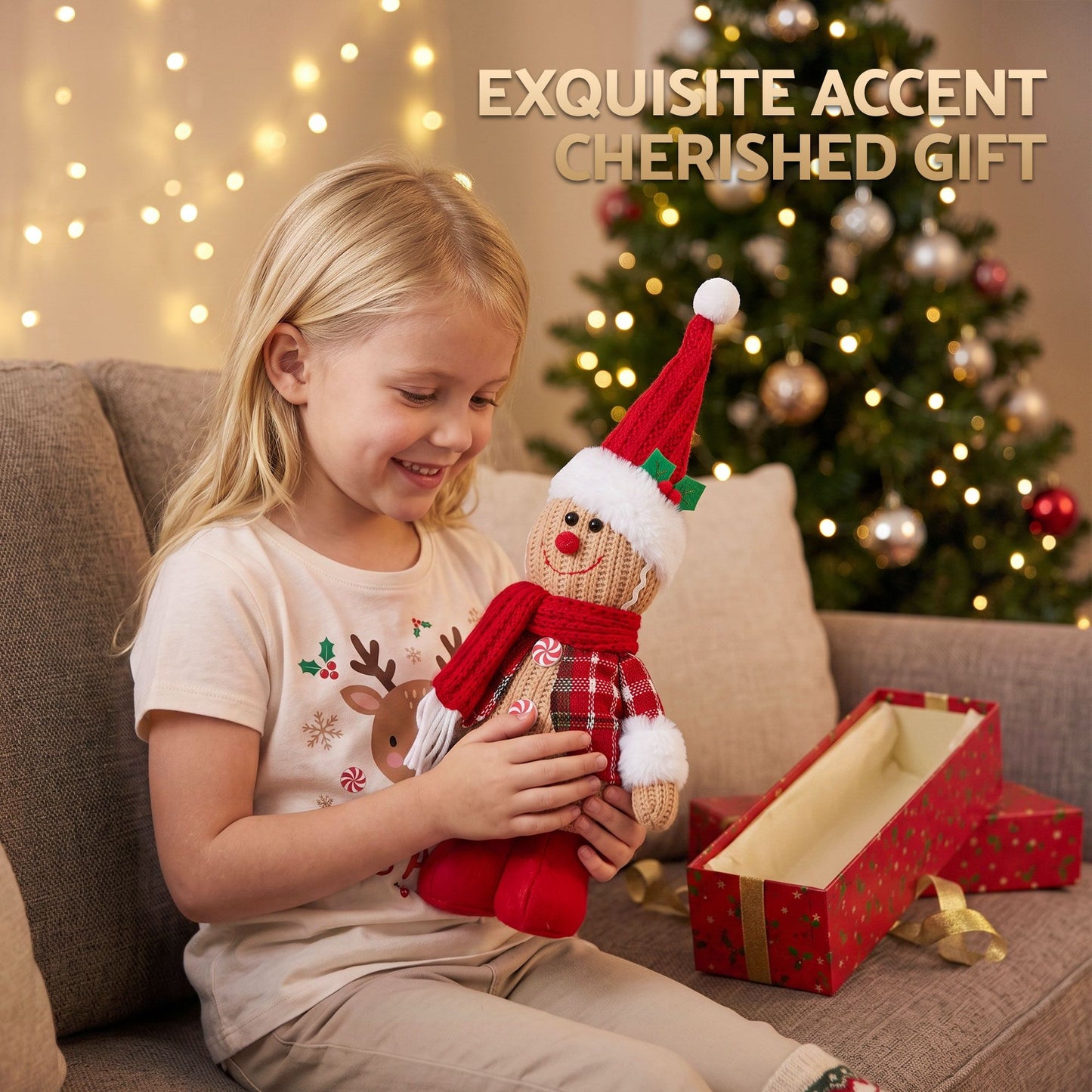 Jingle Jollys Christmas Gingerbread Man Ornament