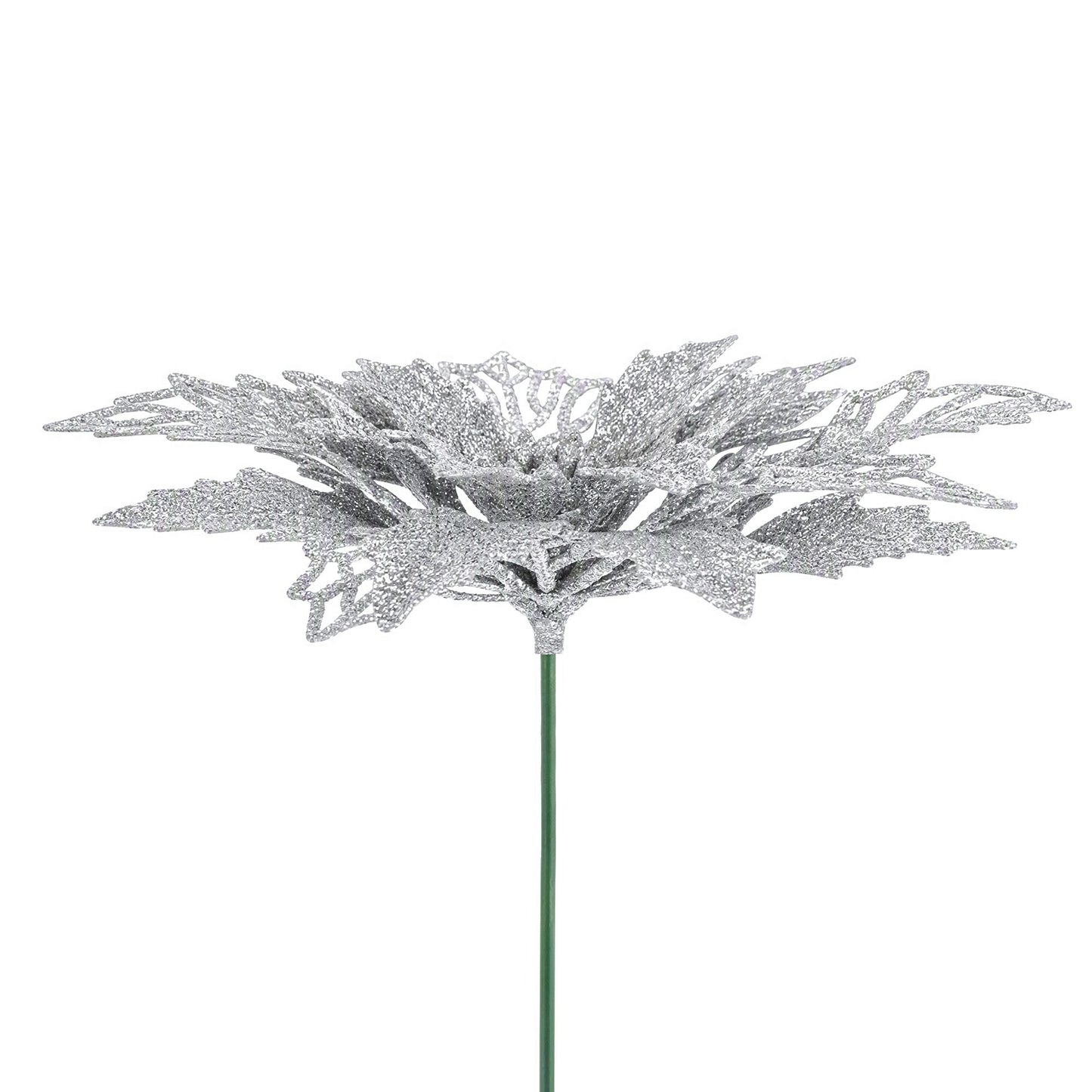 Jingle Jollys Christmas Tree Flower Decorations - 20 Pack