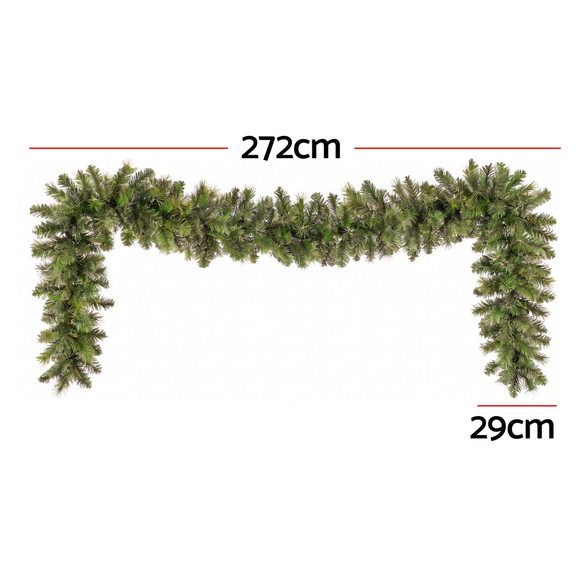 Jingle Jollys LED Christmas Garland - 2.7m