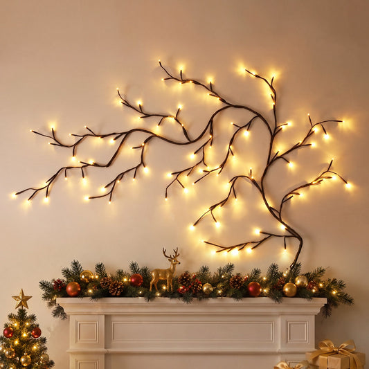 Jingle Jollys LED Christmas Willow Branch - 1.8m