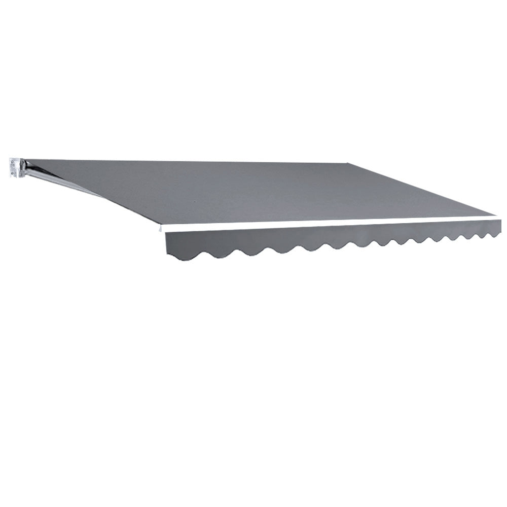 Instahut Folding Arm Awning 3m x 2.5m PearlGrey