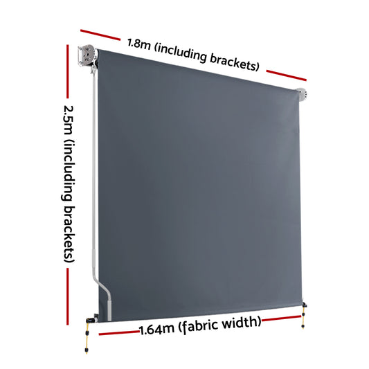 Instahut 1.8x2.5m Outdoor Privacy Blind