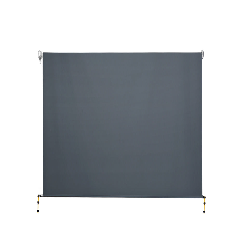 Instahut Outdoor Roller Blind 2.1 x 2.5m Retractable