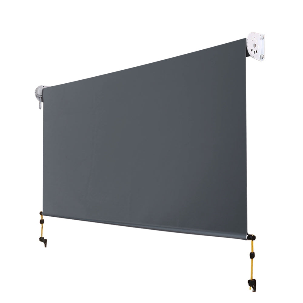Instahut Outdoor Roller Blind 2.1 x 2.5m Retractable
