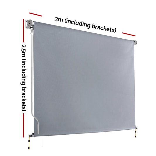 Instahut 3.0x2.5m Outdoor Privacy Blind