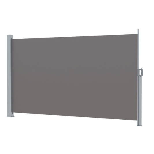Instahut 1.8x3m Grey Retractable Side Awning