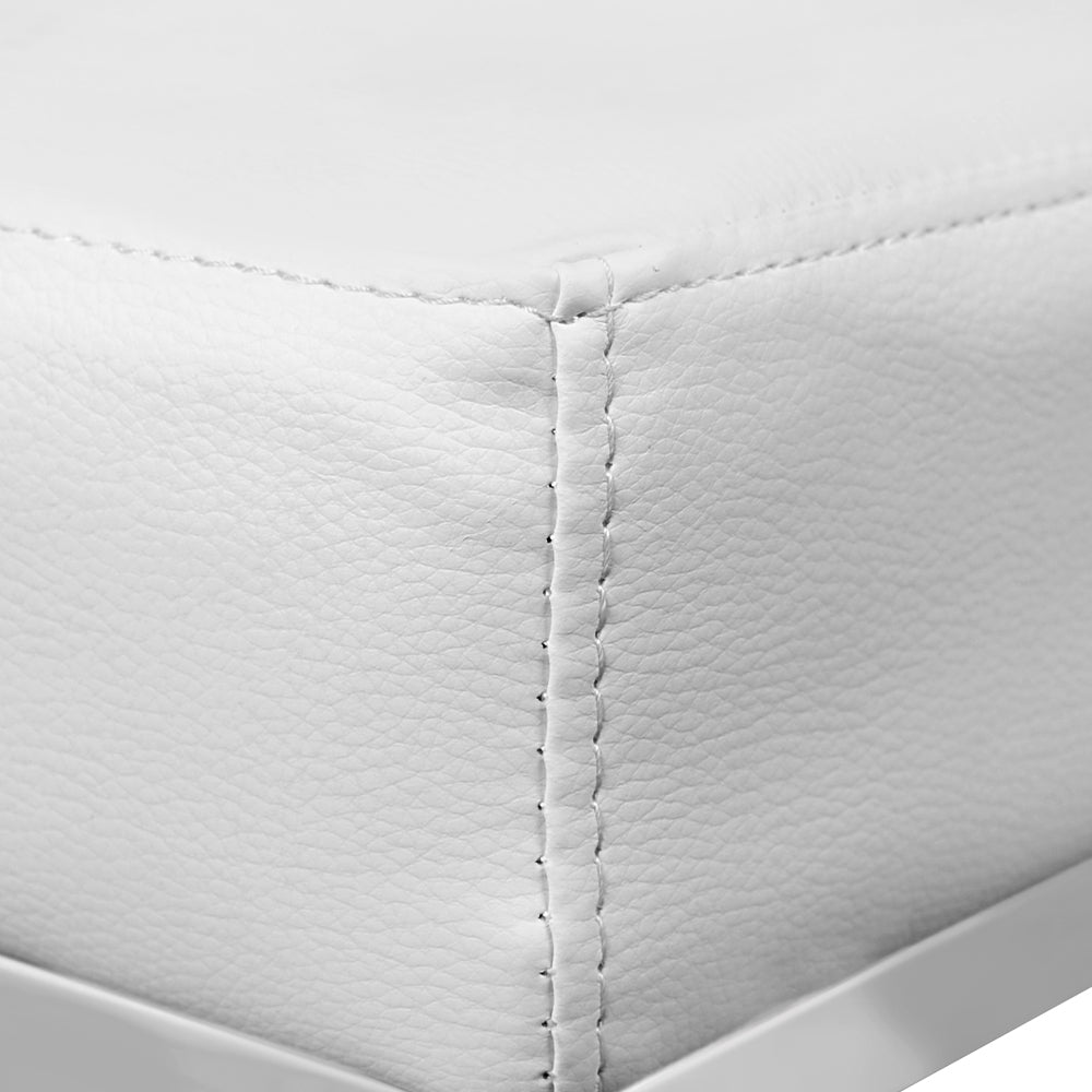 Artiss Set of 2 PU Leather Backless Bar Stools