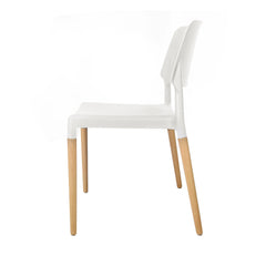 Artiss Set of 4 Wooden Stackable Dining Chairs