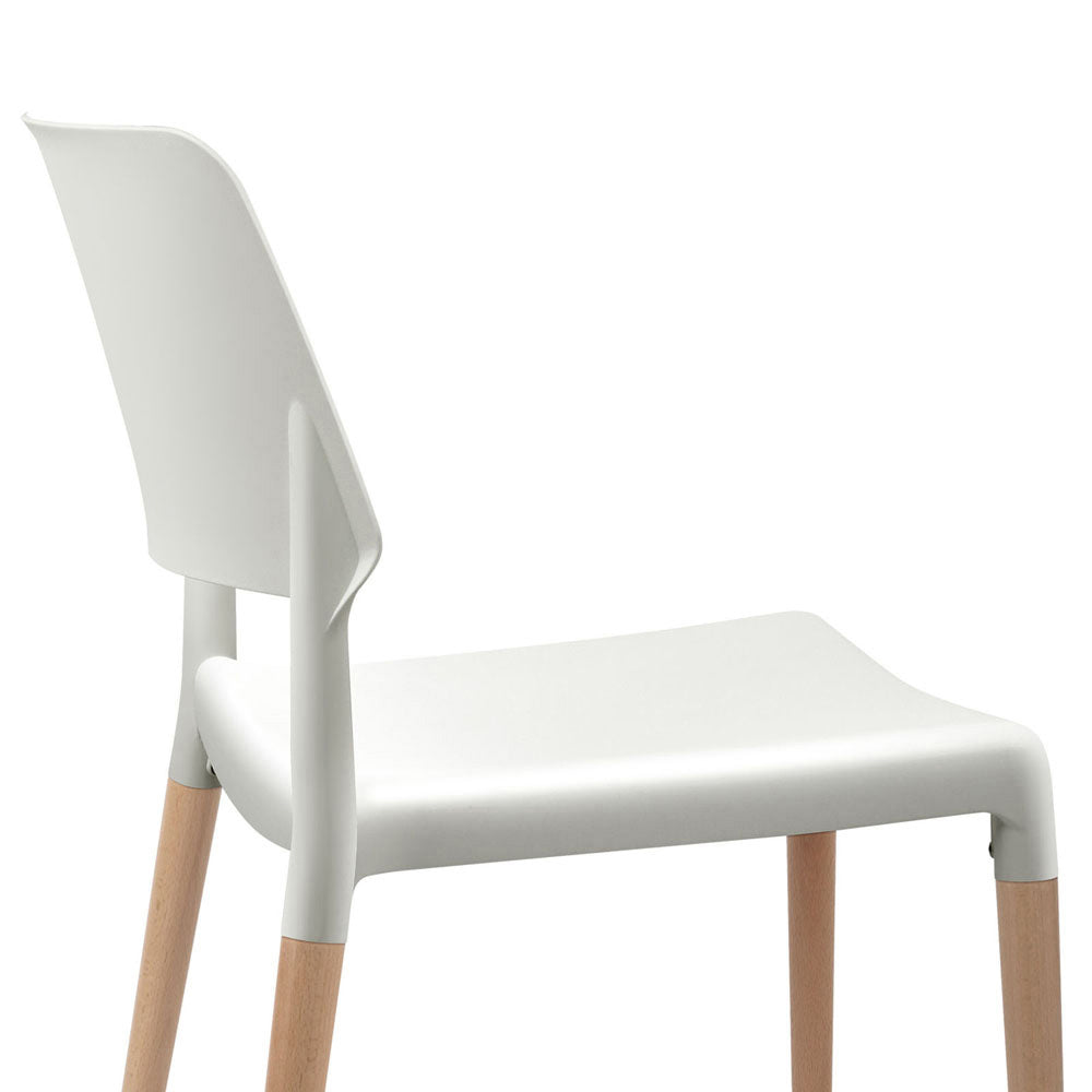 Artiss Set of 4 Wooden Stackable Dining Chairs