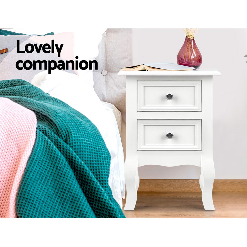 Artiss Bedside Tables Drawers Side Table