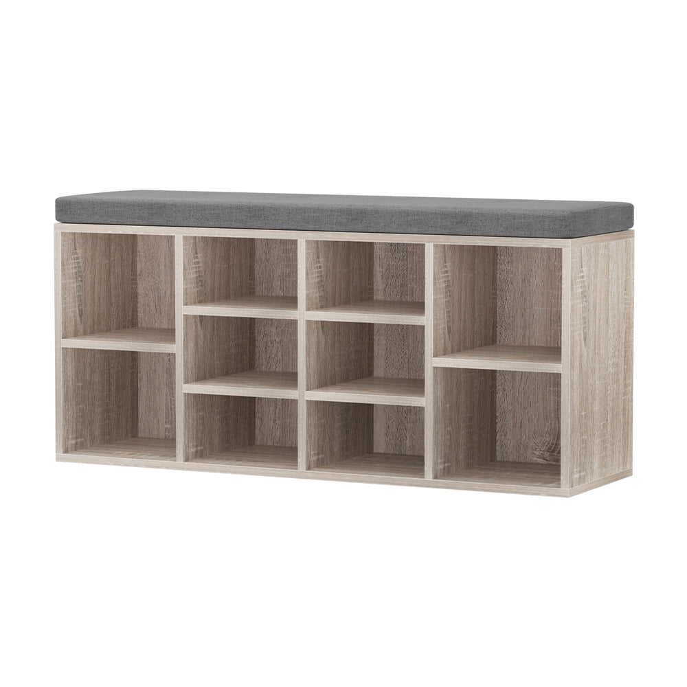 Artiss Bench Wooden Shoe Rack