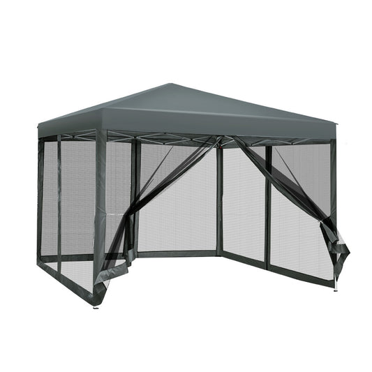 Instahut 3x3m Grey Pop Up Gazebo
