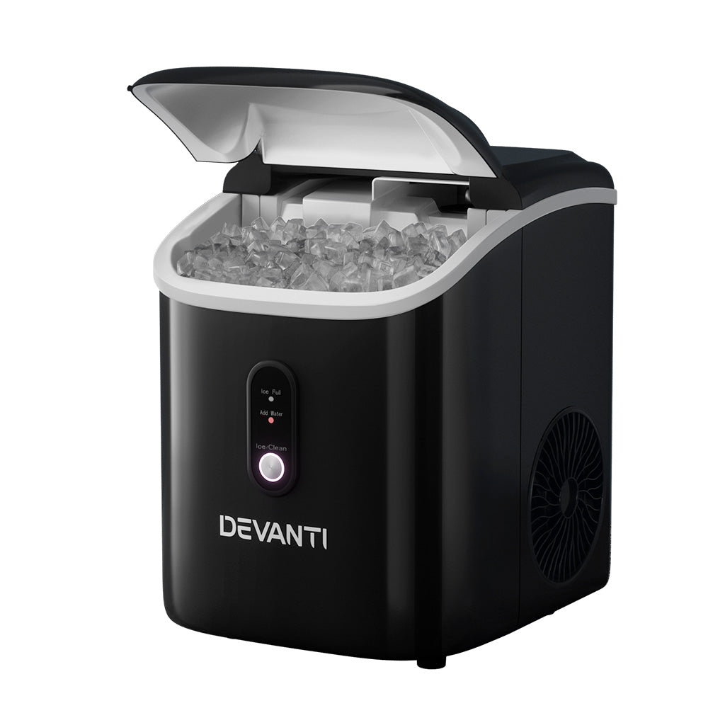 Devanti Ice Maker Machine Nuggetc Ice Cube 15kg Bar Countertop