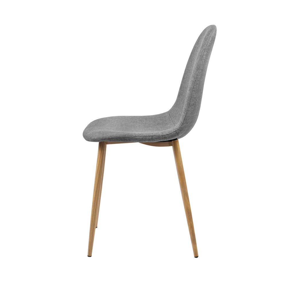 Artiss Set of 4 Adamas Fabric Dining Chairs