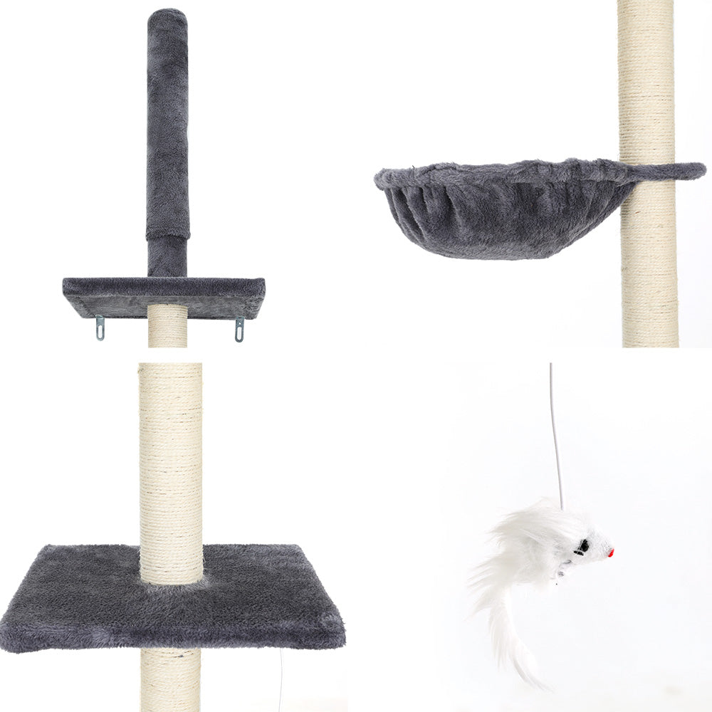 i.Pet 260cm Floor-to-Ceiling Cat Tree