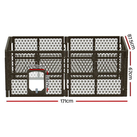 i.Pet Dog Playpen Enclosure