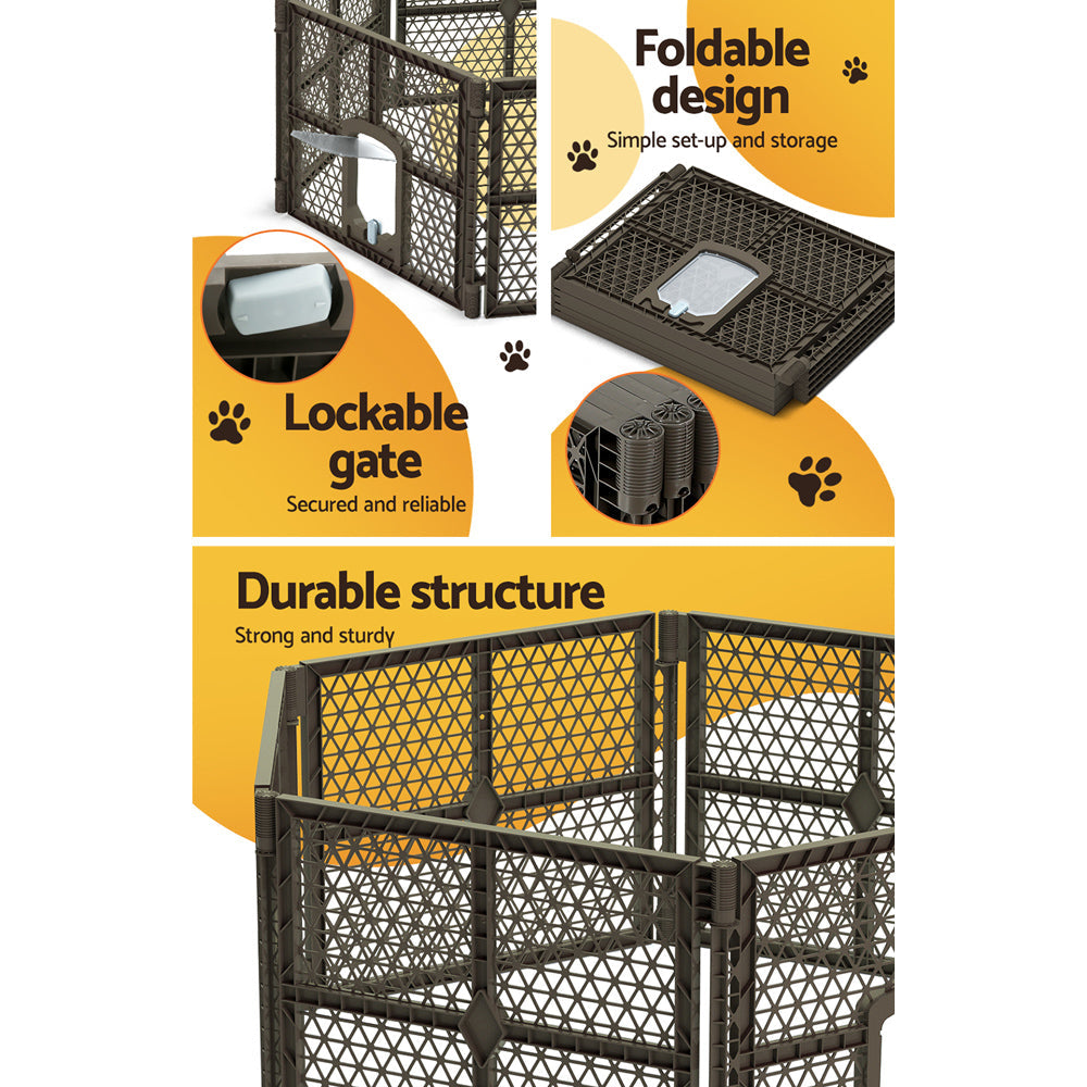 i.Pet Dog Playpen Enclosure