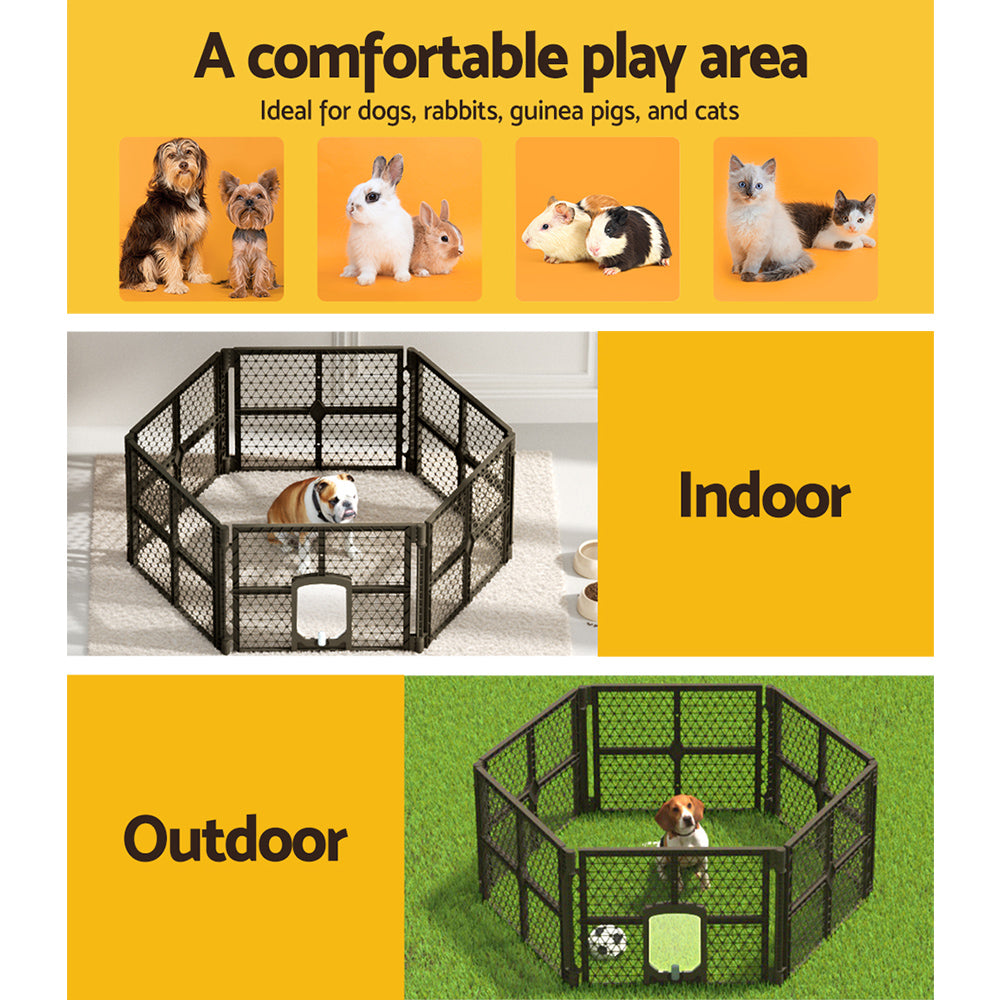 i.Pet Dog Playpen Enclosure