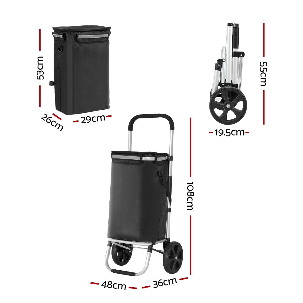 Emajin 45kg Foldable Shopping Trolley