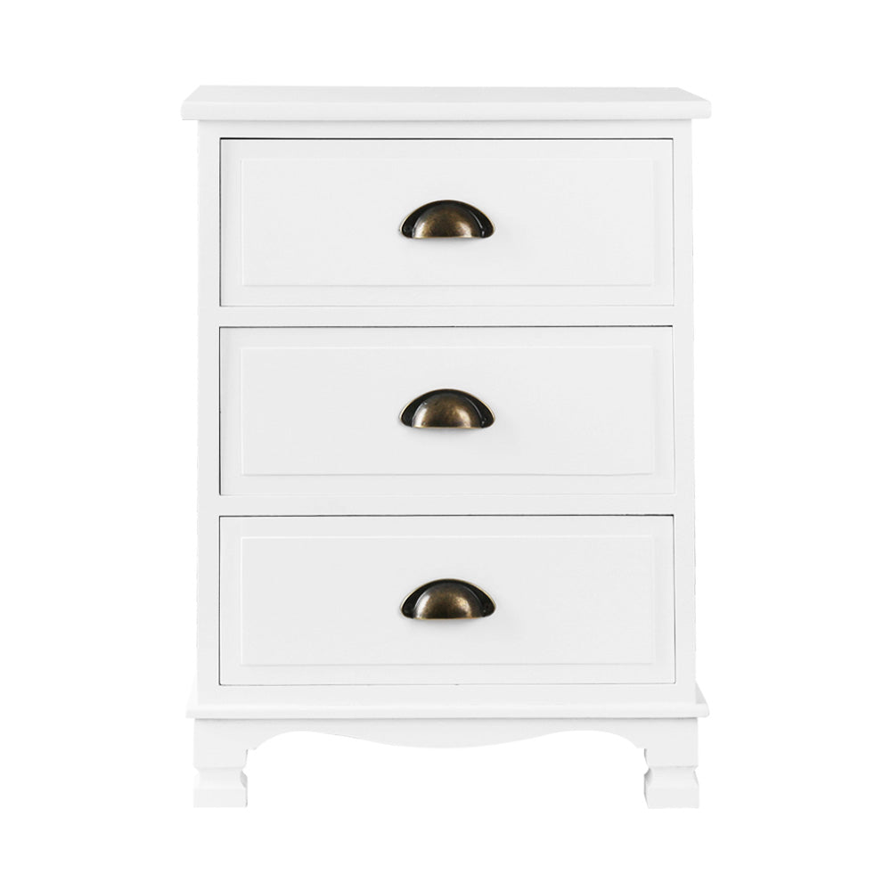 Artiss Vintage Bedside Table Chest Storage