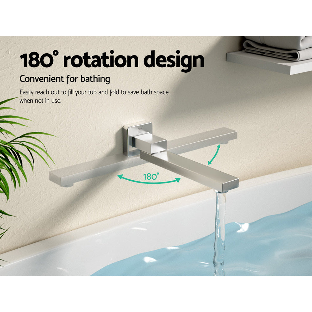 Cefito Bath Spout Water Outlet Swivel Chrome