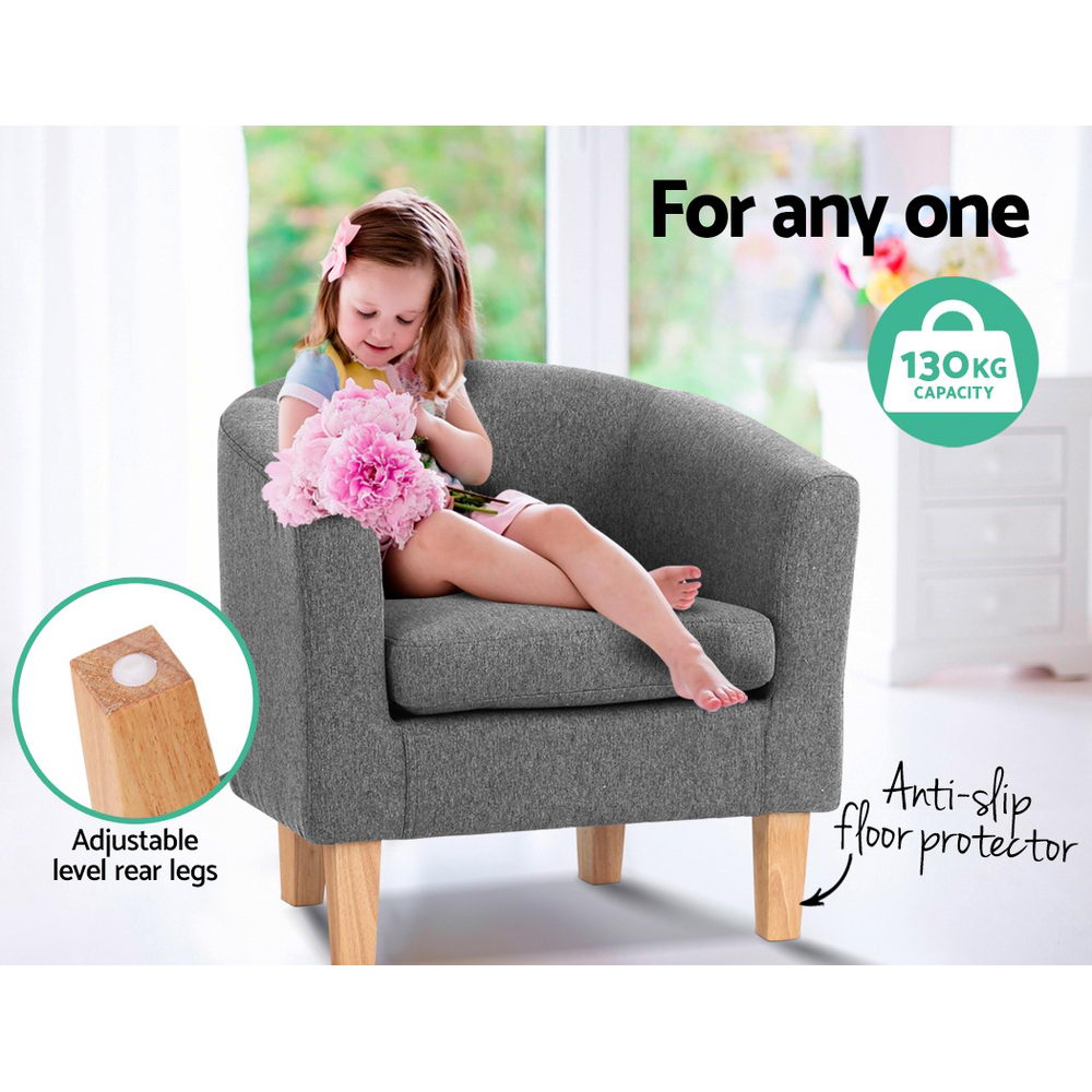 Artiss Abby Fabric Armchair