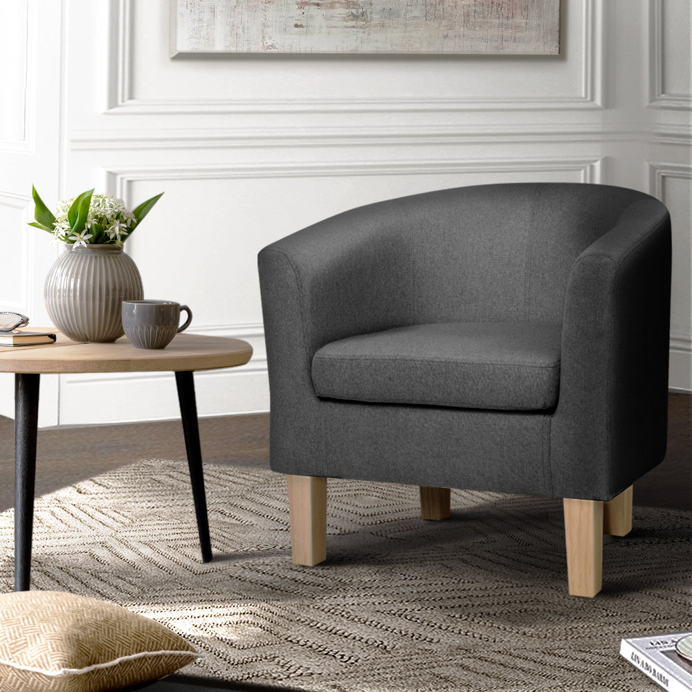 Artiss Abby Fabric Armchair