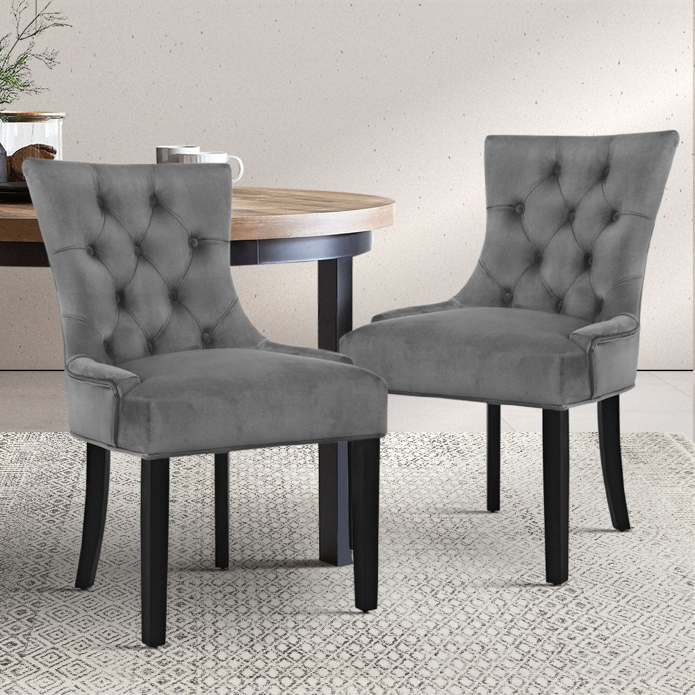 Artiss Set of 2 French Provincial Dining Chairs