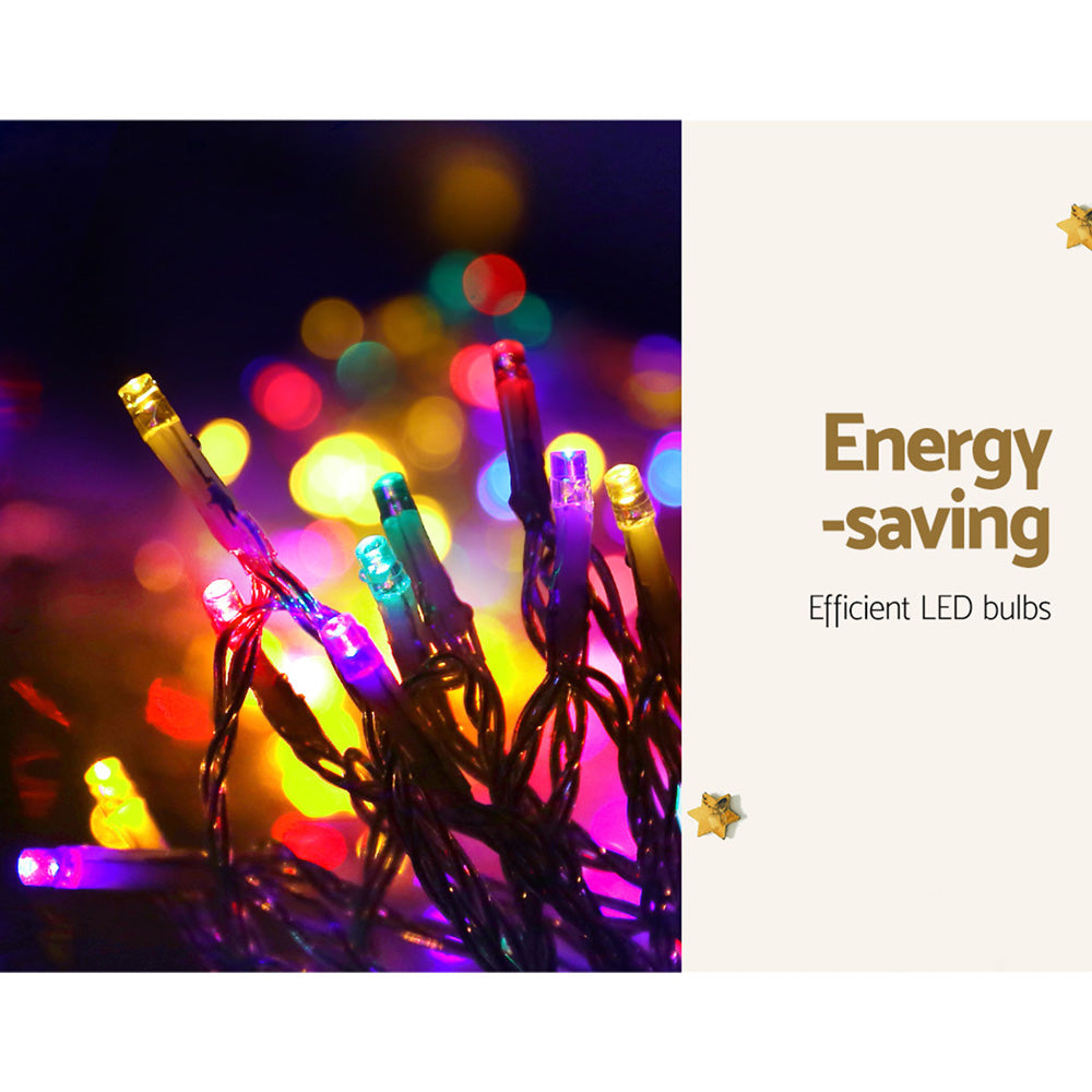 Jingle Jollys 5m Solar LED Christmas String Lights