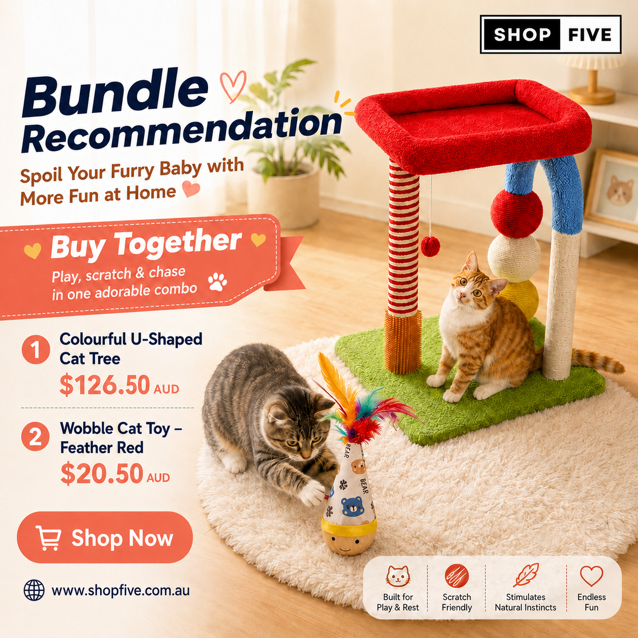 ShopFive pet care bundle recommendations